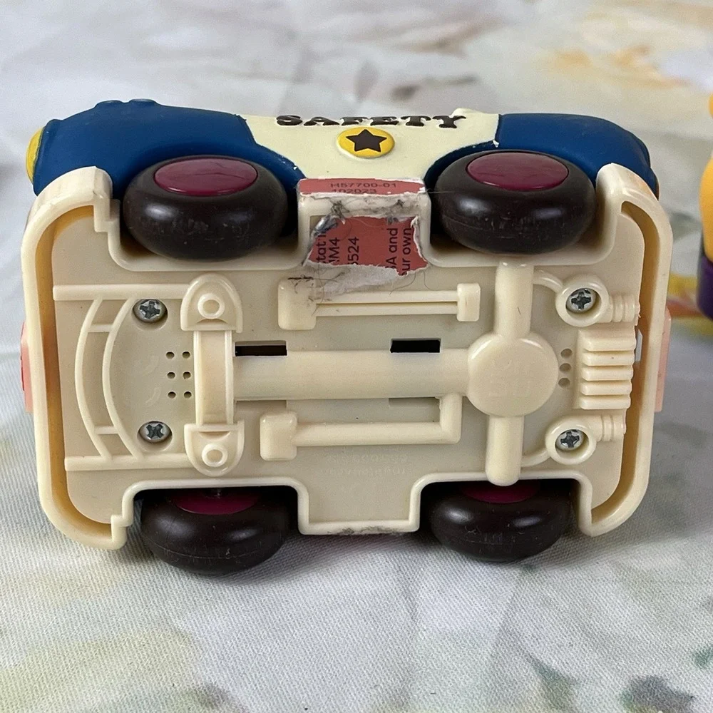 Mini Wheels Pull-Back Vehicles Bus Police Car Safety Just Be You Lot My B Toys